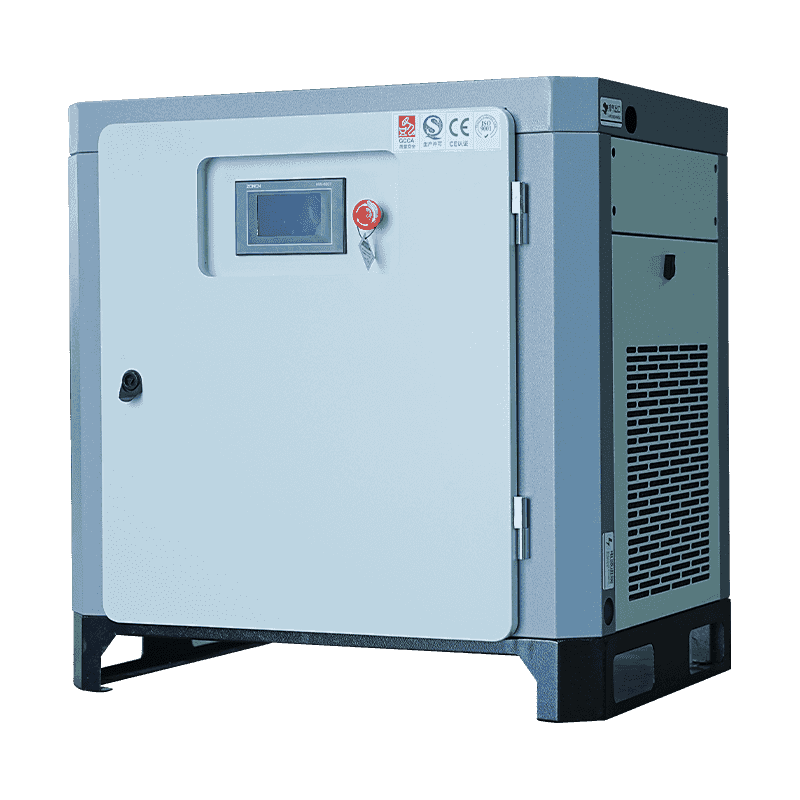 Hvad er forbedringerne i hovedenhedens effektivitet af en mikro-olie dobbeltskrue luftkompressor sammenlignet med en traditionel dobbeltskruekompressor?